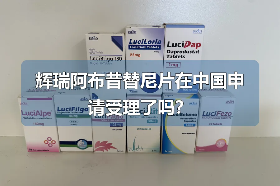 辉瑞阿布昔替尼片在中国申请受理了吗？